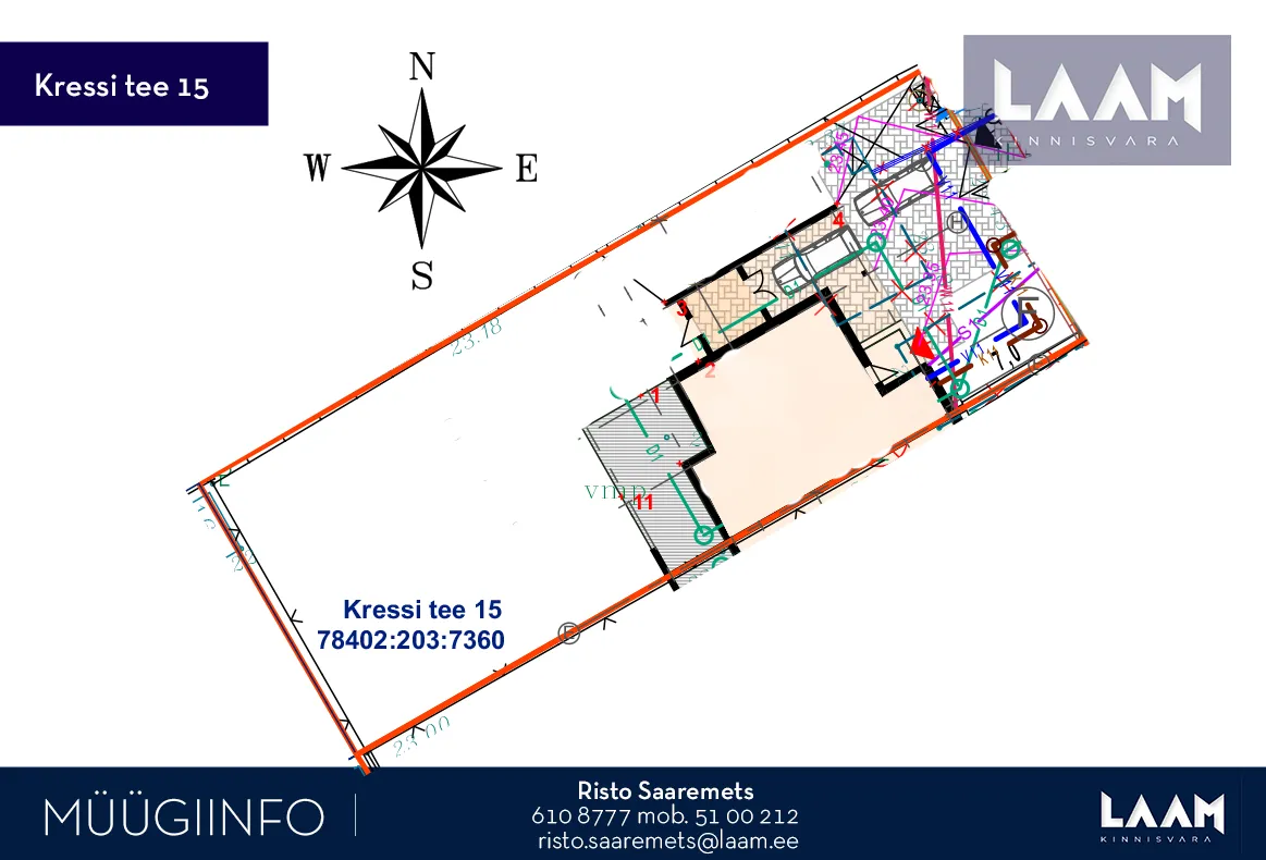 Harju maakond, Tallinn, Pirita linnaosa, Kressi tee 15 — 25